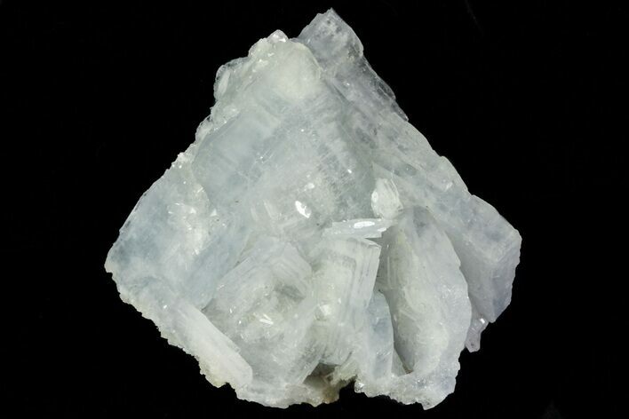 Tabular, Blue Barite Crystal Cluster - Spain #70231